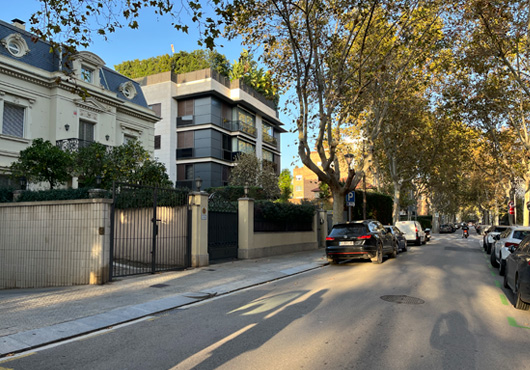 barrio Les Tres Torres Barcelona
