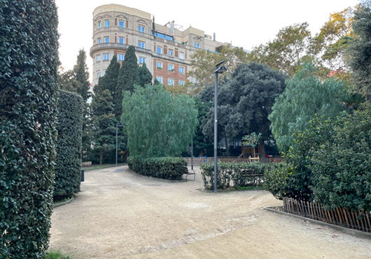 Turó Parc distrito de Sarriá-San Gervasio de Barcelona