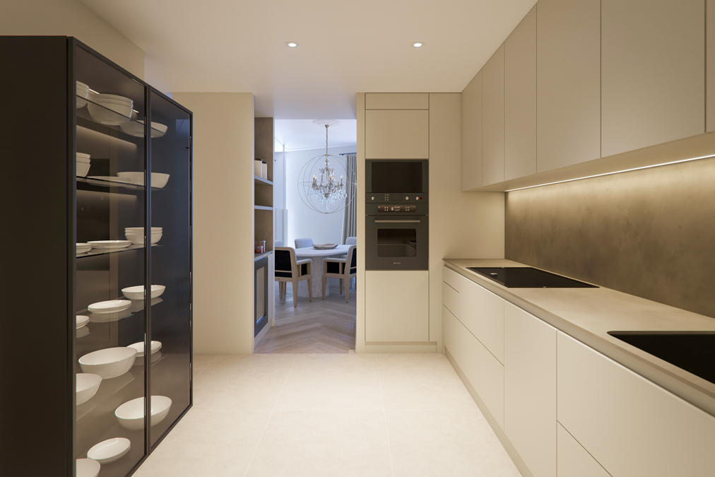 cocina piso eixample barcelona