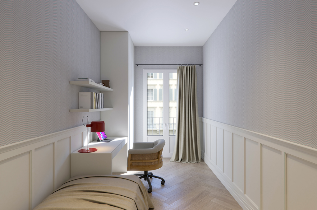 habitación piso eixample barcelona