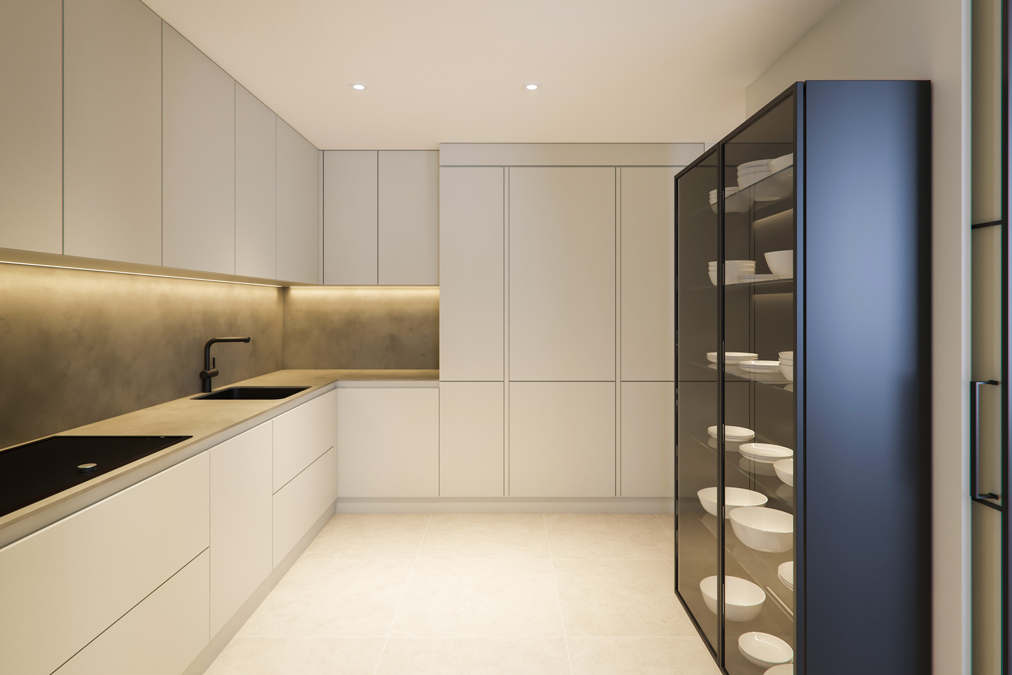 cocina piso eixample barcelona