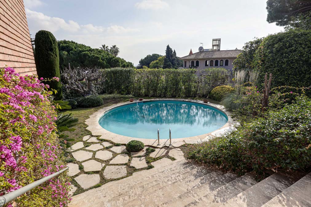 piscina casa venta Pedralbes Barcelona