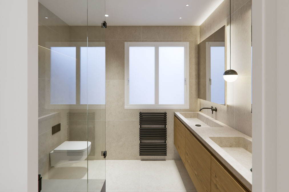 baño piso calle loreto
