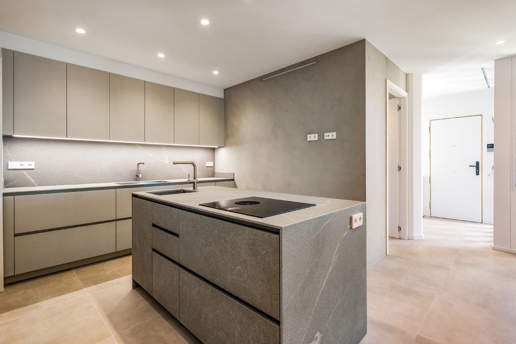 cocina piso jardines de toquio Pedralbes