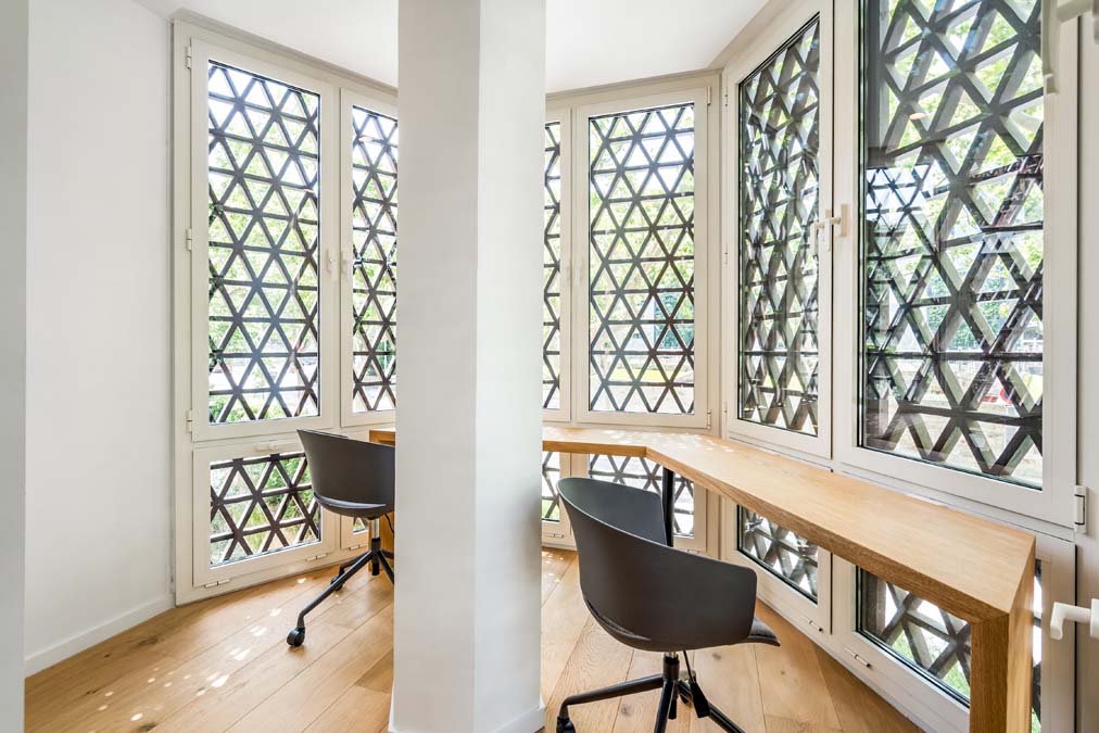 zona estudio habitación piso jardines de toquio Pedralbes